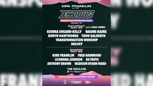 lineup-announced-for-kirk-franklin’s-exodus-music-&-arts-festival